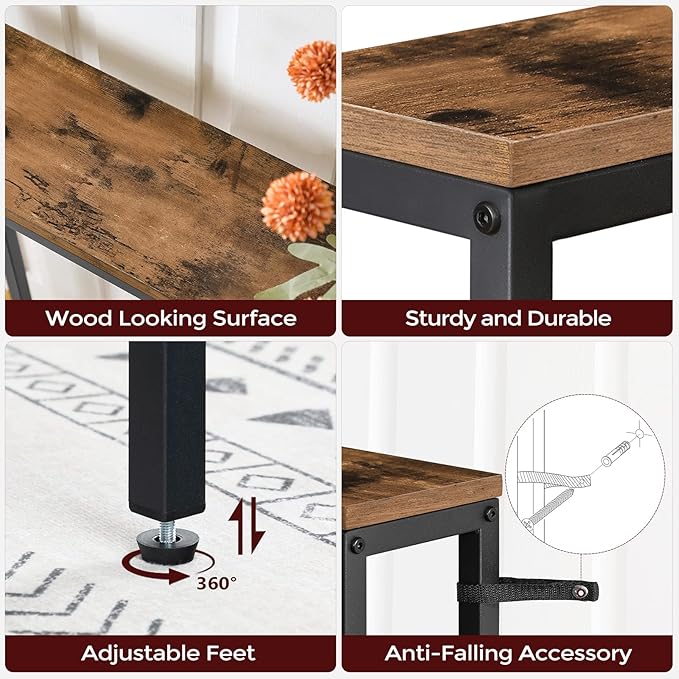 MAHANCRIS 55.1 Skinny Console Table