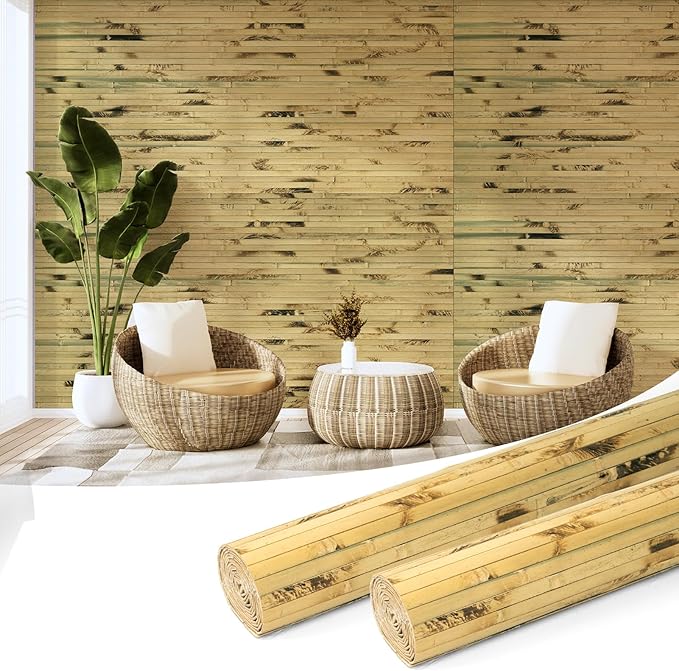 Art3d Natural Bamboo Wall Panel