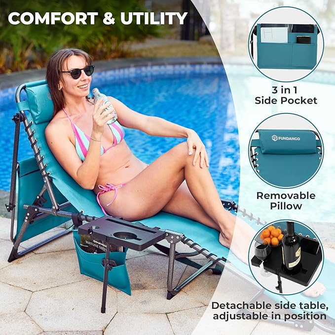 FUNDANGO 4 in 1 Tanning Chair