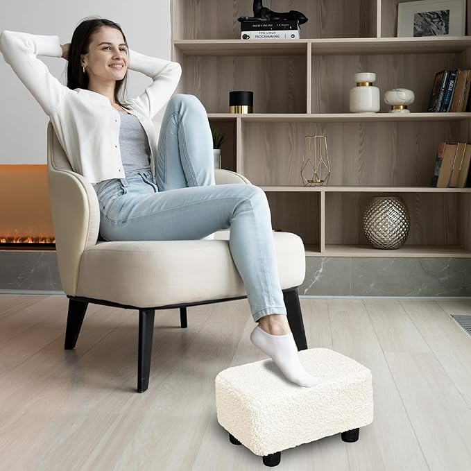 CAROLMADE Small Foot Stool Ottoman Footstool