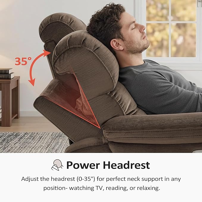 MCombo 61.6'' Wall Hugger Power Loveseat Recliner, Reclining Loveseat