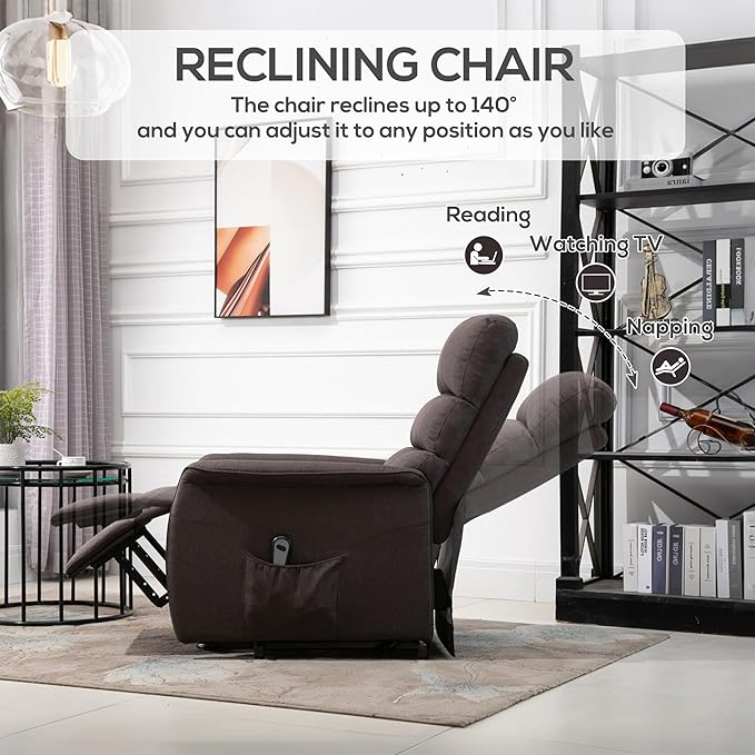 HOMCOM Power Lift Recliner Chair