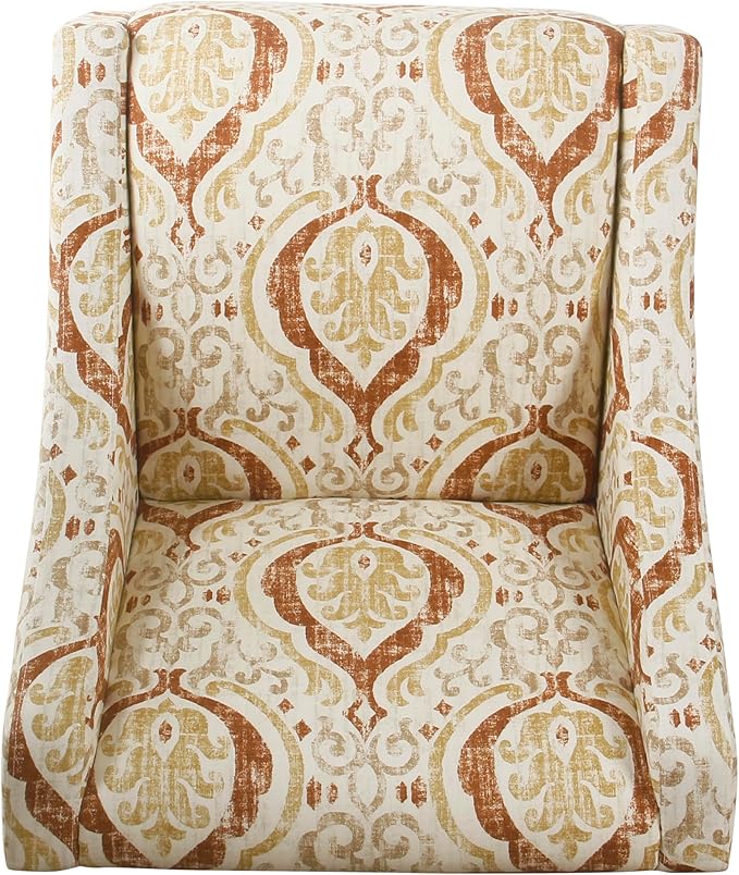 Homepop Home Decor | Upholstered Classic Swoop Arm Accent Chair | Accent Chairs