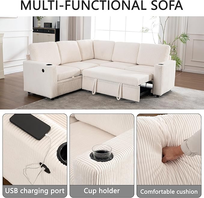 Modular Sectional Sleeper Sofa