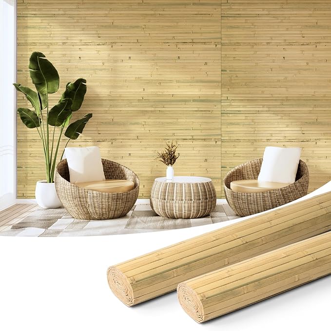 Art3d Natural Bamboo Wall Panel