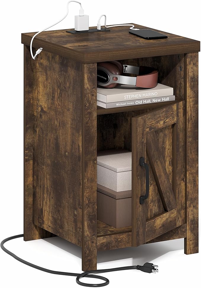 Furinno Farmhouse Night Stand