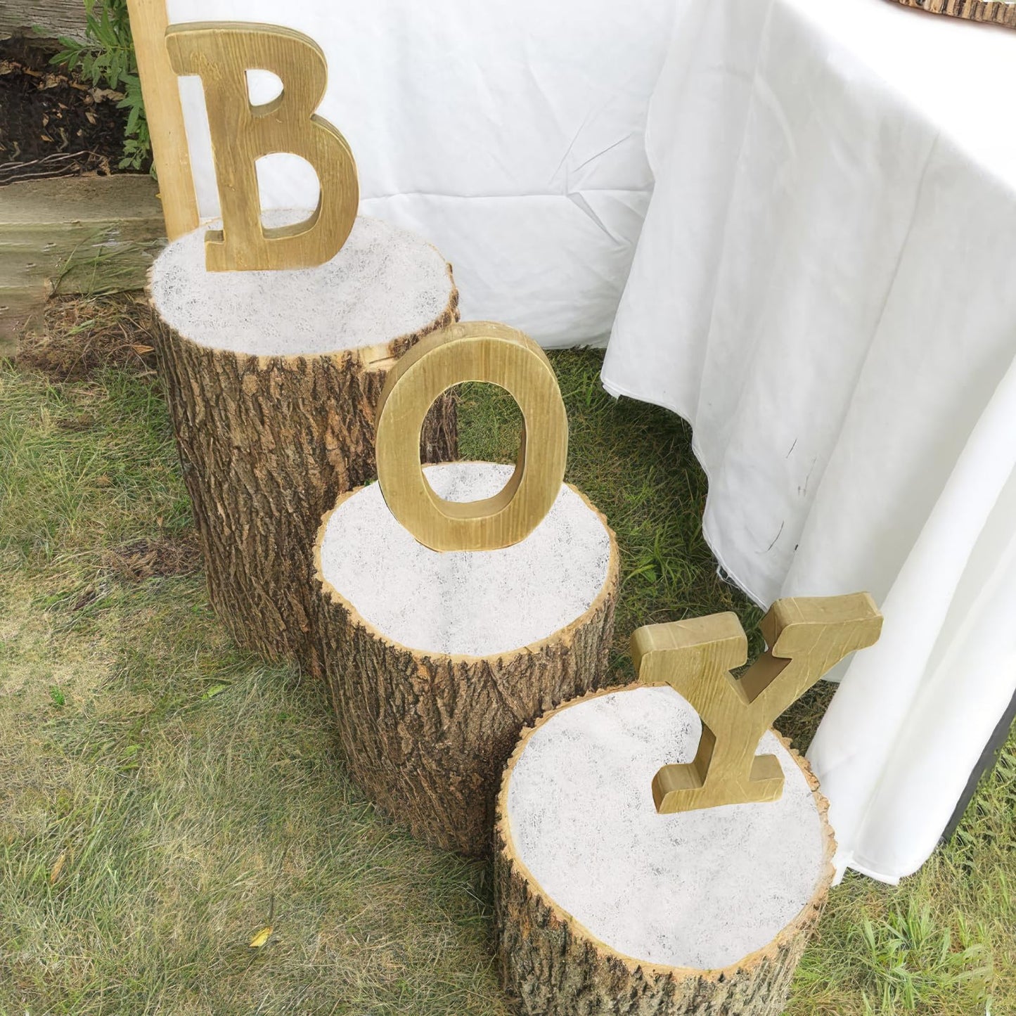 FAICOIA 2 Pcs Fake Moss Table Runner Rolls for Decoration 4" x 47" Artificial Moss for Plants Indoor White Faux Grass for Planters Crafts DIY Table Centerpieces Fairy Garden Floral Wedding 10 x 120cm