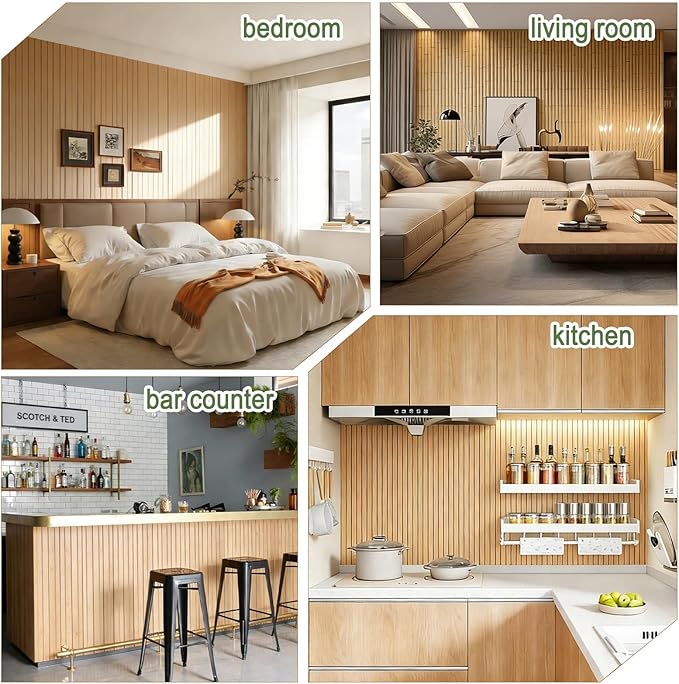 Natural Bamboo Wall Panel for Interior Decor