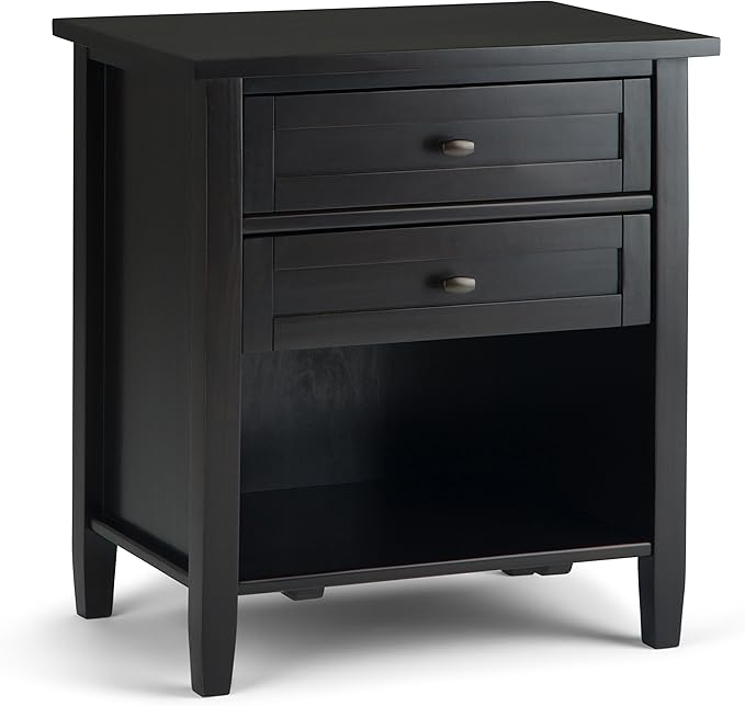 SIMPLIHOME Warm Shaker Bedside Table