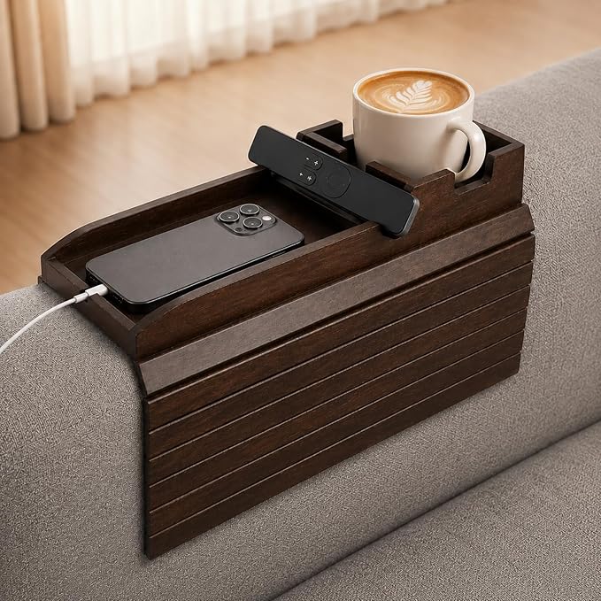 Bamboo Couch Arm Tray Table
