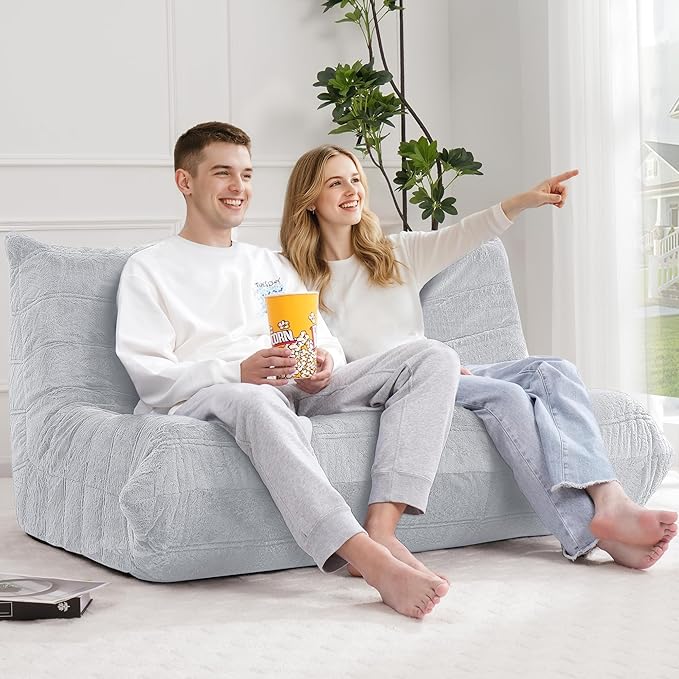 Bean Bag Loveseat Chair Big Sofa Beanbag Chair