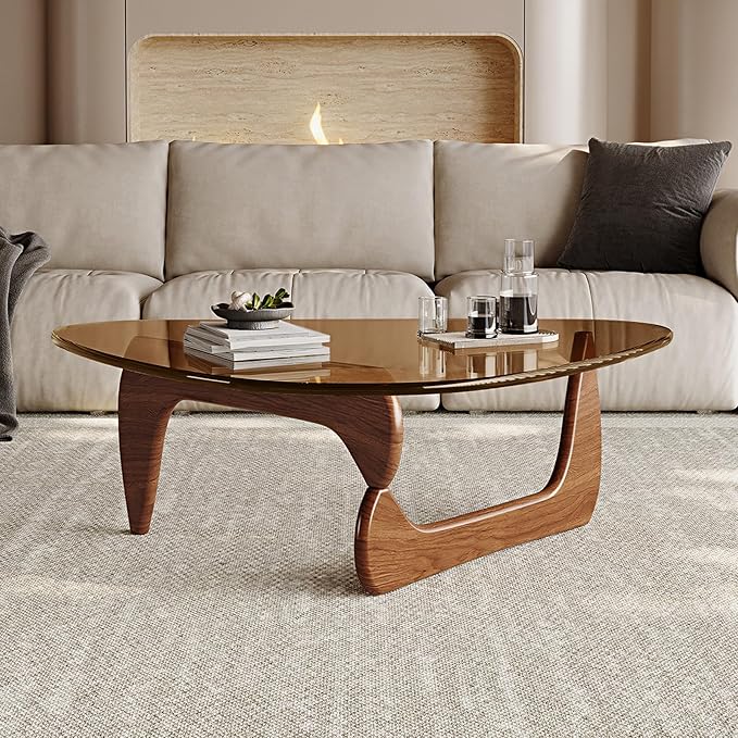 Modern Coffee Table for Living Room Retro Center Table