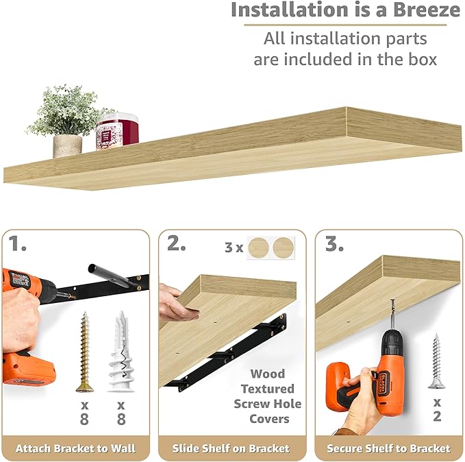 Sorbus Floating Shelves for Wall