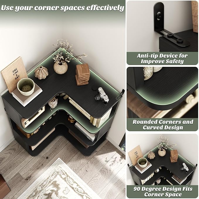 Armocity Corner Book Shelf