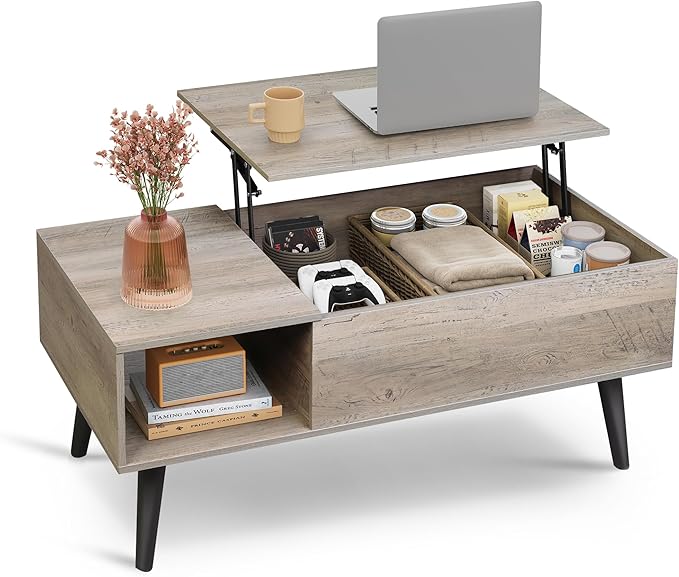 WLIVE Coffee Table for Living Room, Lift Top Coffee Table