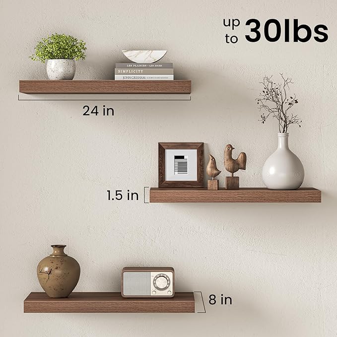 Fun Memories 24Inch Floating Shelves