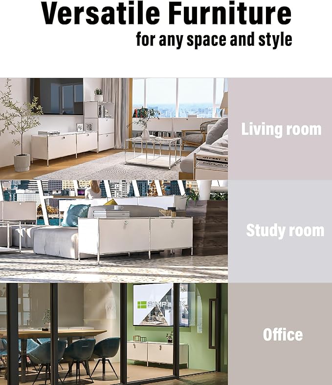 Metal Low Board Storage Cabinet