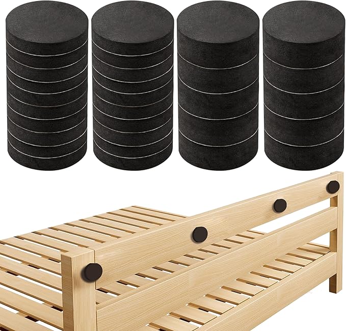 Krisler Headboard Stoppers, Soft Bed Stabilizer Against Wall, Self Adhesive