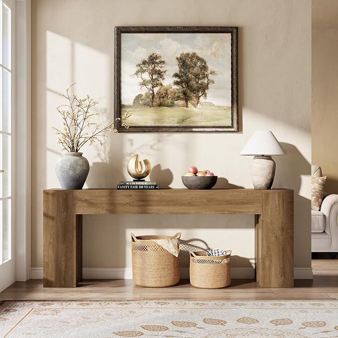 Epecoya Extra Long Sofa Console Table