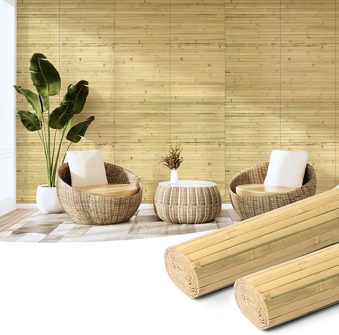 Art3d Natural Bamboo Wall Panel