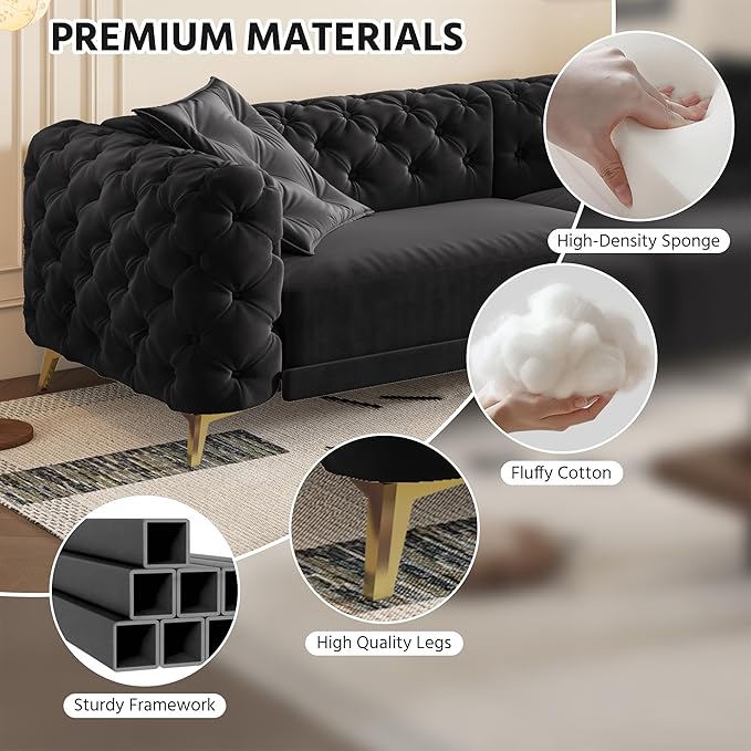 97.7" Convertible Queen Sleeper Sofa