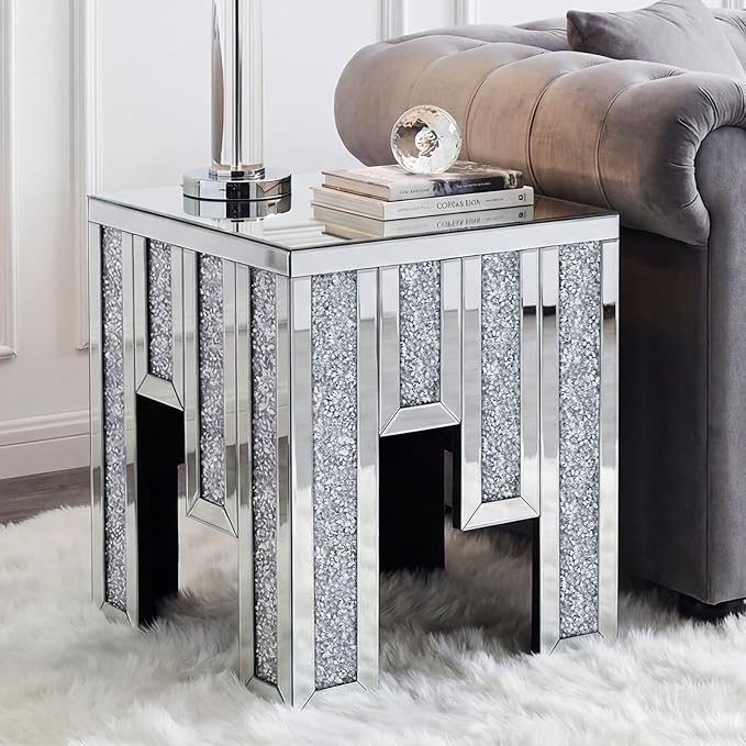 Crushed Diamond Side Table