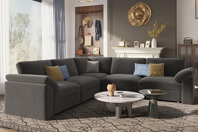 EASE MOOSE Oversized Modular Sectional Sofa, Extra Large L Shape Sectional