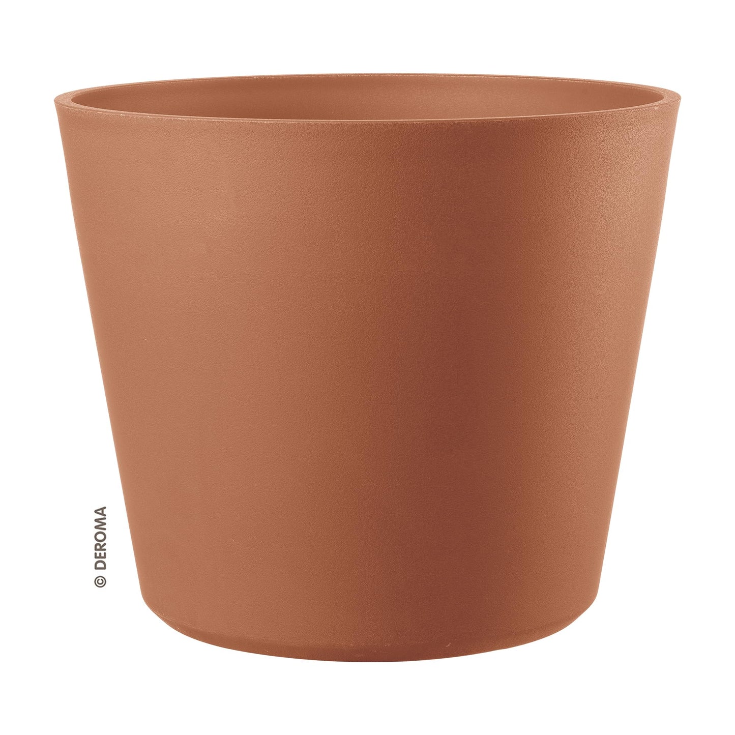 Deroma Origin Indoor/Outdoor Round Planters – 100% Post Consumer Recycled Plastics, Made in Italy Modern Design | Perfect Sizes to Grow Your Small Succulents & Large Citrus Plants.