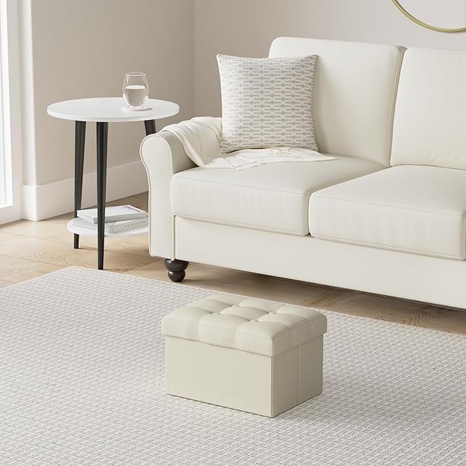 LINMAGCO Ottoman Storage Ottoman