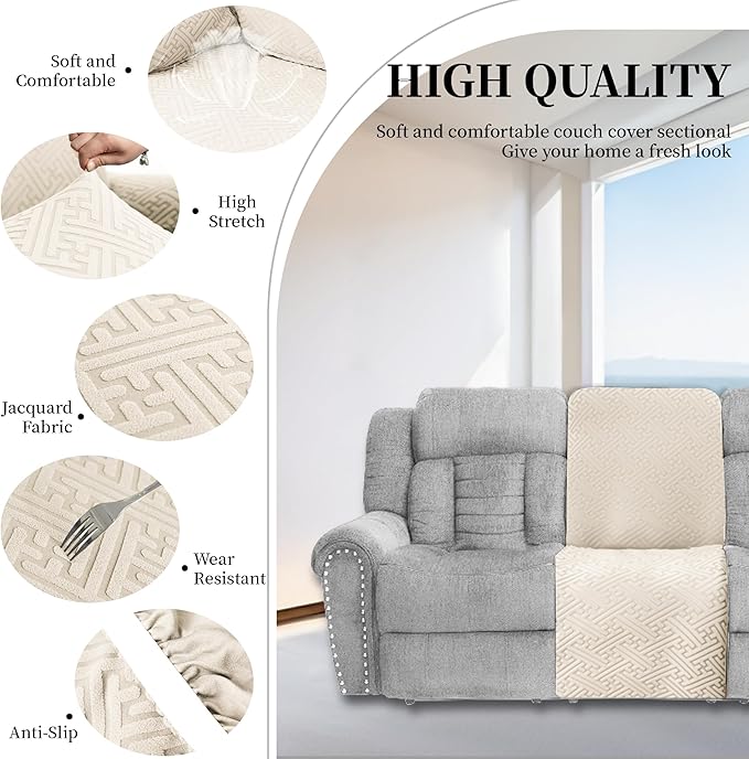 100% Waterproof Sectional Recliner Couch Covers