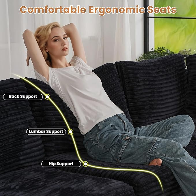 ovios 32.7 inches Ottoman Seat Module