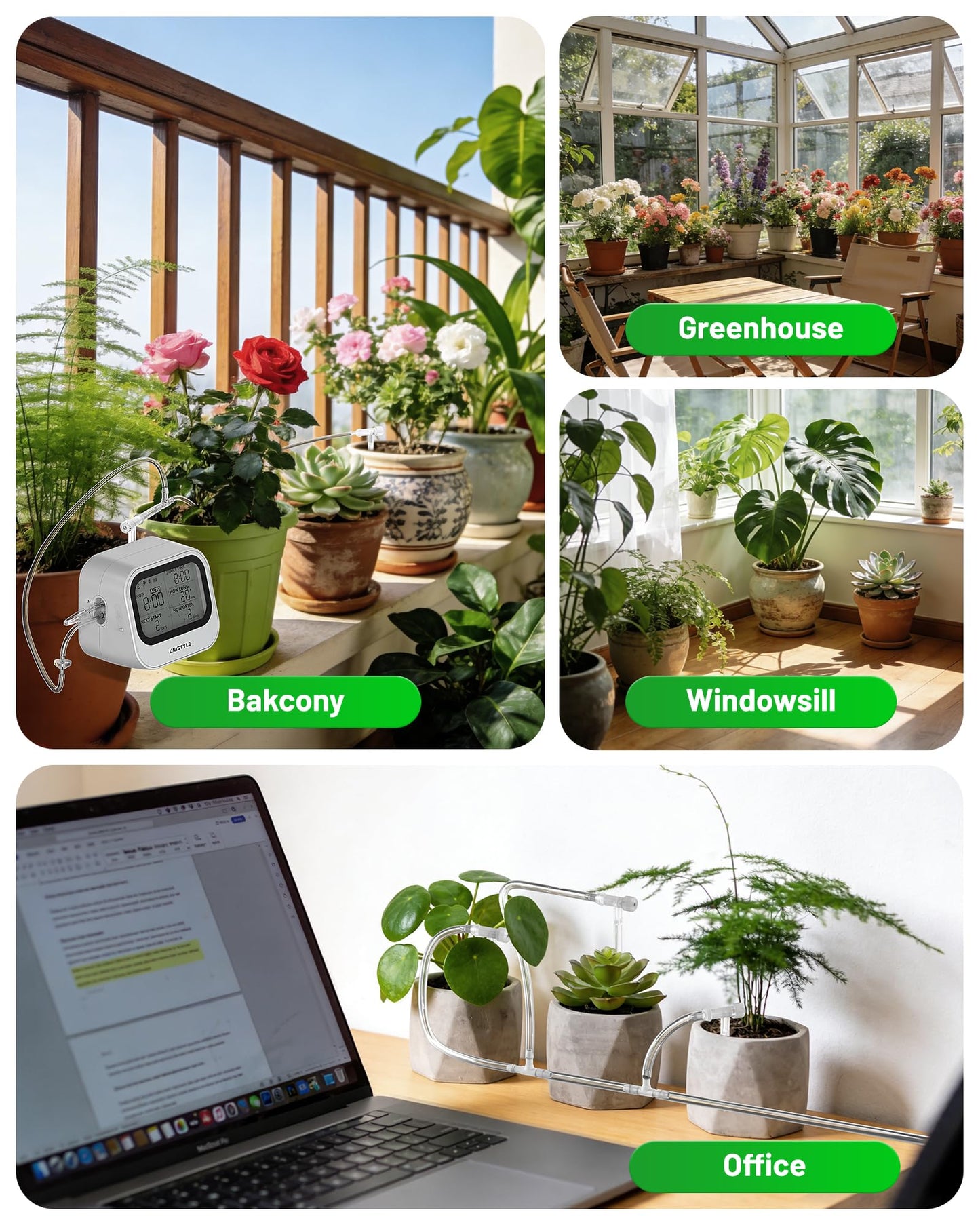 [All-New 2027] Automatic Plant Waterer for Indoor, Unistyle Plant Watering Devices for Potted Plants, Drip Irrigation System with Programmable