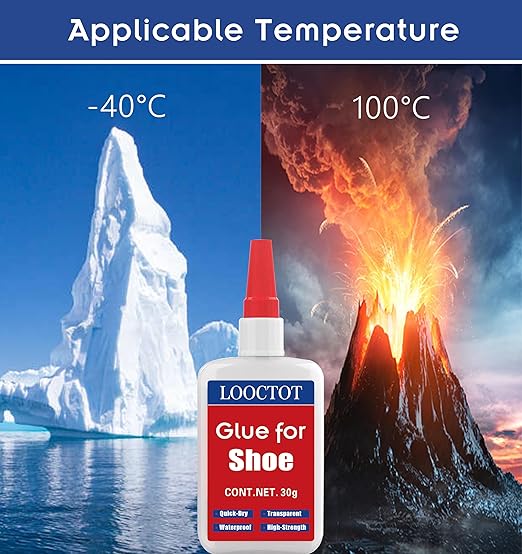 LOOCTOT 30g Shoe Glue, Boot Glue, Super Instant Glue