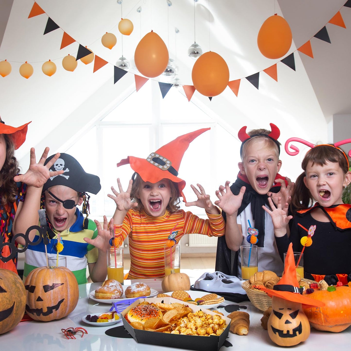 Mumufy 36 Pieces Summer Halloween Paper Tray Disposable Coffin Bowl for Treat Candy Snack Spooky Goth Food Holder Trays for Halloween Party Supplies 10.24 x 6.3 x 1.9 Inches