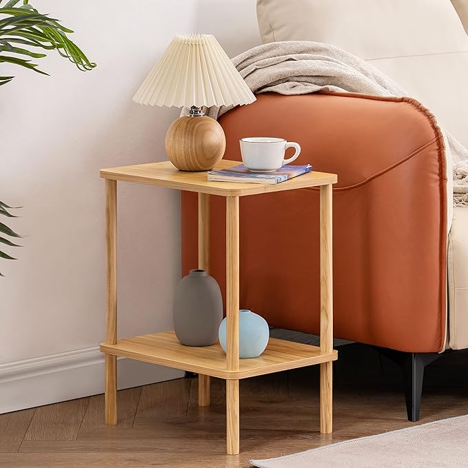 Apicizon 2 Tier End Table, Small Side Table