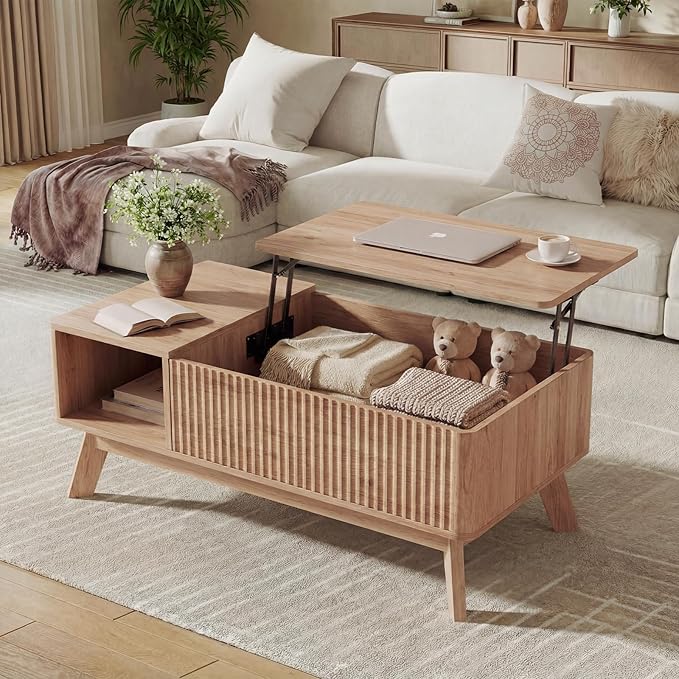Wood Lift Top Coffee Table