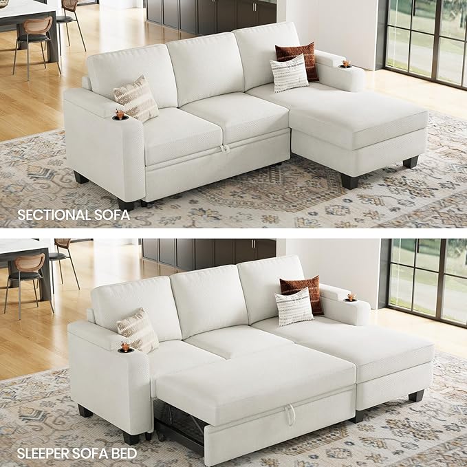 Belffin Sectional Sleeper Sofa