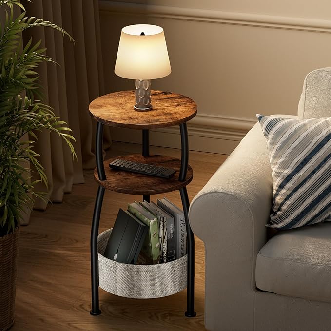 Round Side Table for Small Spaces
