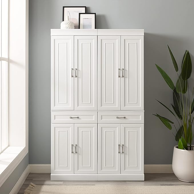 Crosley Furniture Stanton 2-Piece Pantry Storage Cabinet Set