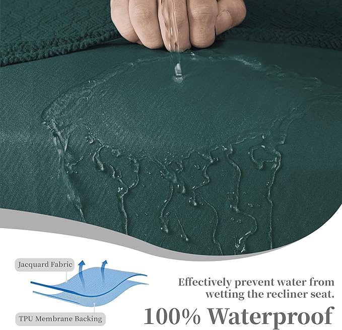 100% Waterproof Sectional Recliner Couch Covers