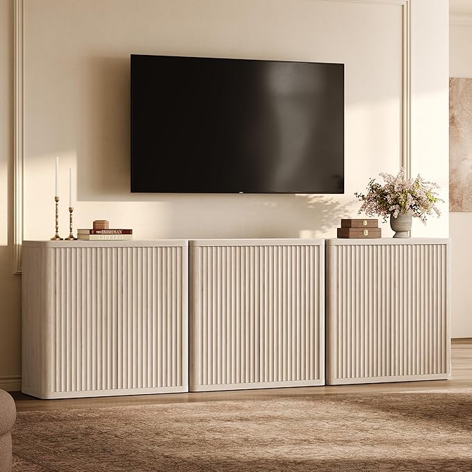 SICOTAS Buffet Cabinet with Storage 69.2" Sideboard Accent Modern Credenza with