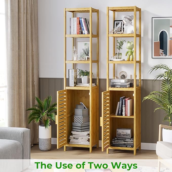 VIAGDO Storage Tall Slim Cabinet