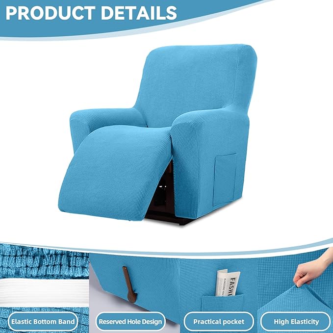 Cupuamon Recliner Chair Covers, Lazy Boy Recliner Covers Stretch Reclining