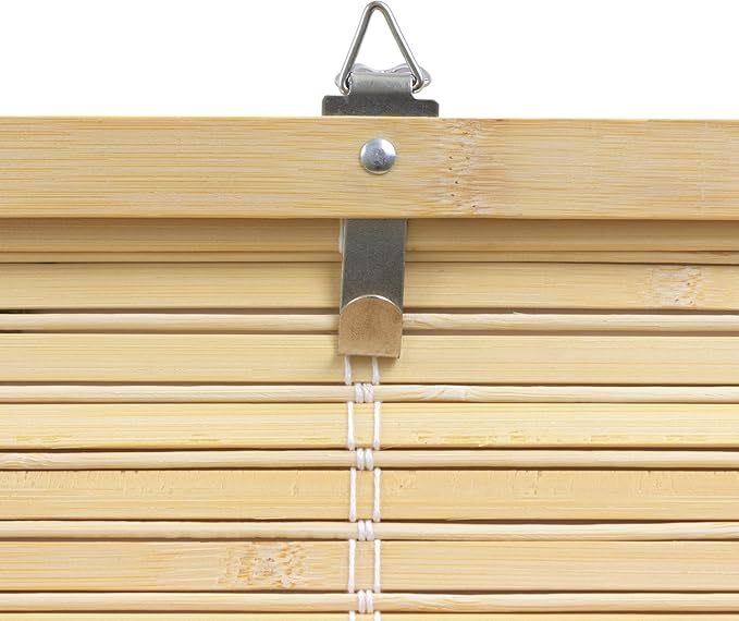 Red Lantern Bamboo Cordless Window Shade