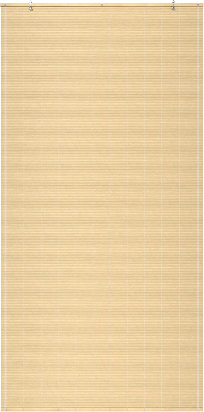 Red Lantern Matchstick Cordless Window Shade