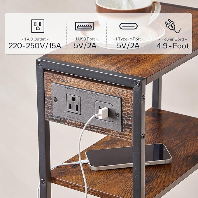 HOOBRO 15.7" Narrow Console Table