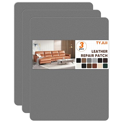 Leather Repair Patch Self Adhesive, 8.3″ x 11″ Vinyl Patch Kit, Leather Repair