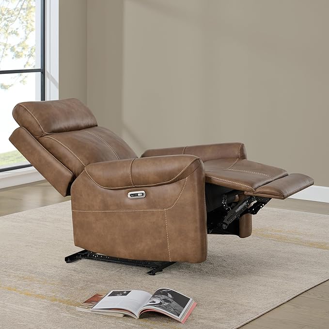 KISLOT Leather Recliner Chair for Adults Wall Hugger RV Recliner