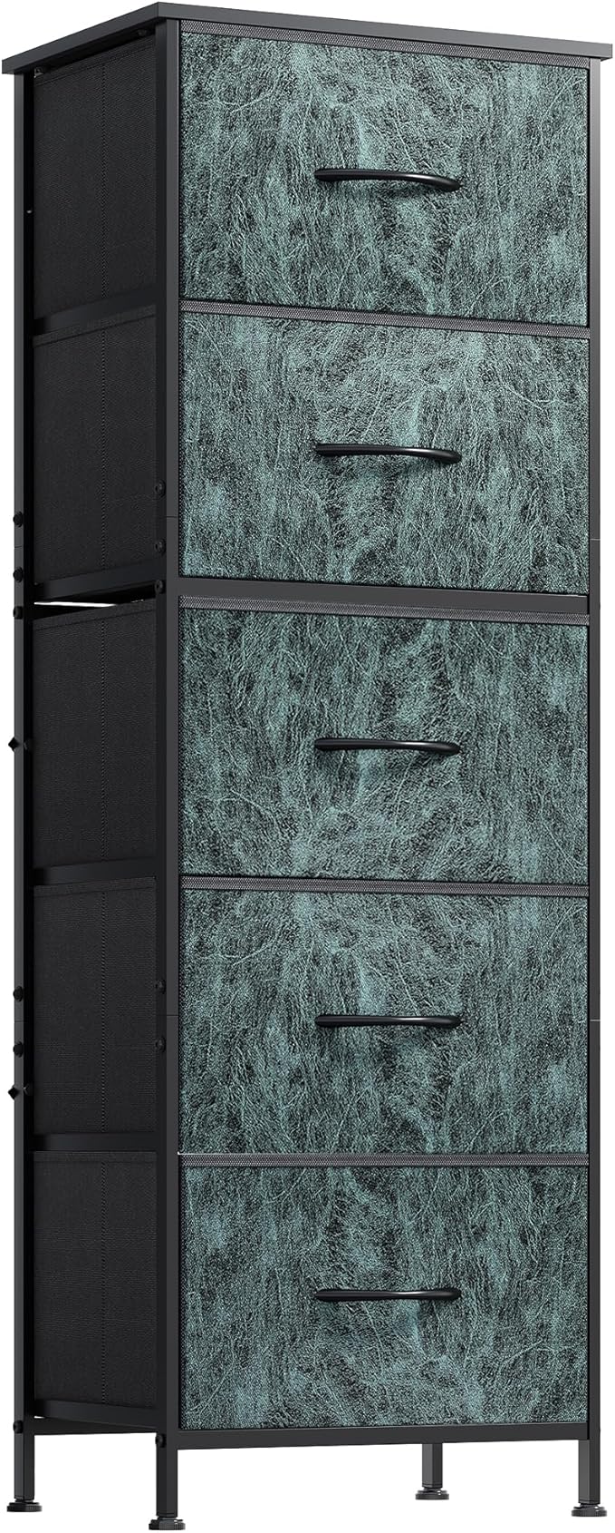 WLIVE Fabric Dresser, 5-Drawer Tall Dressers