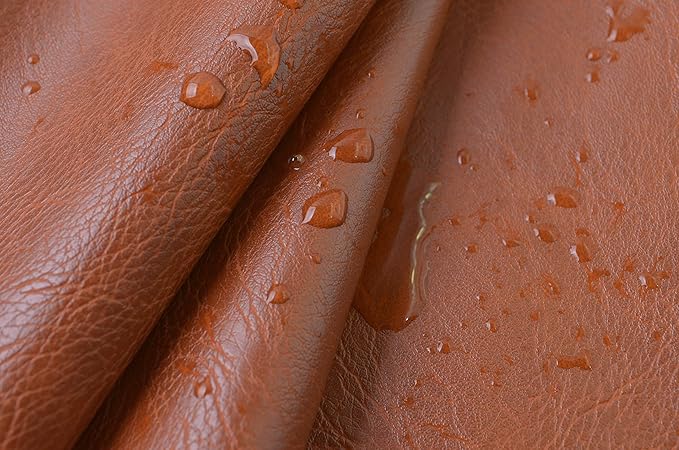Wento Thick Faux Leather Fabric Soft Skin Grain PU Leather